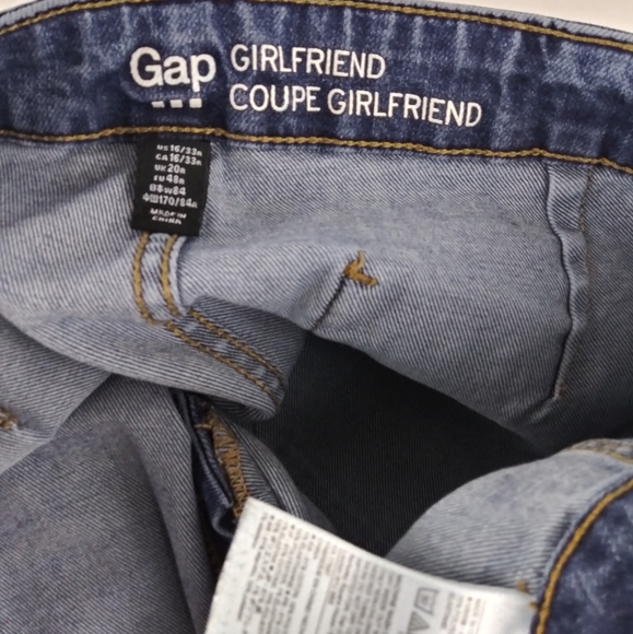 Gap girlfriend blue jeans Women's size 16 - Picture 4 of 4